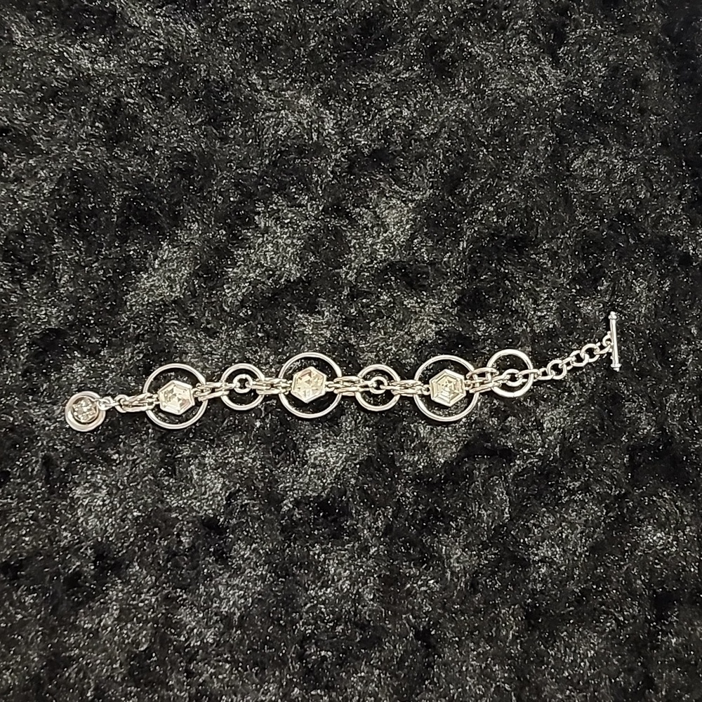 Cubic Zirconia Silver Bracelet